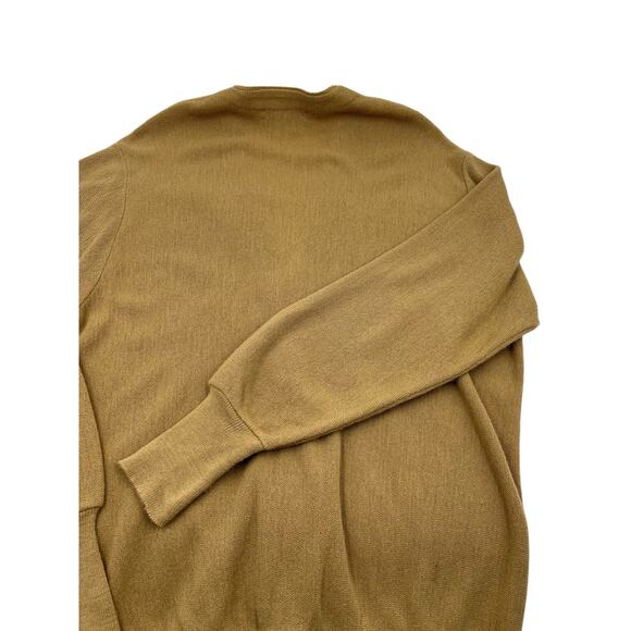 Izod x Lacoste Mens Vintage 60s Knit Logo Grandpa Sweater Cardigan Size Large - Picture 10 of 16